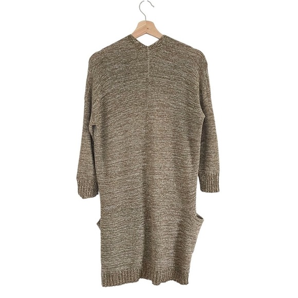 Anthropologie Sparrow Far From Whistler Longline Cardigan Sweater Moss Small - Picture 4 of 14